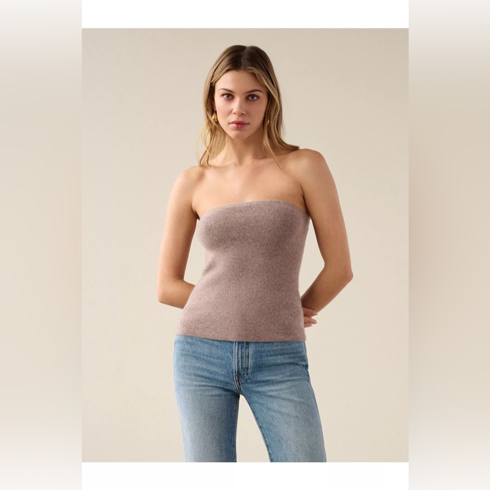 White + Warren cashmere tube top size medium